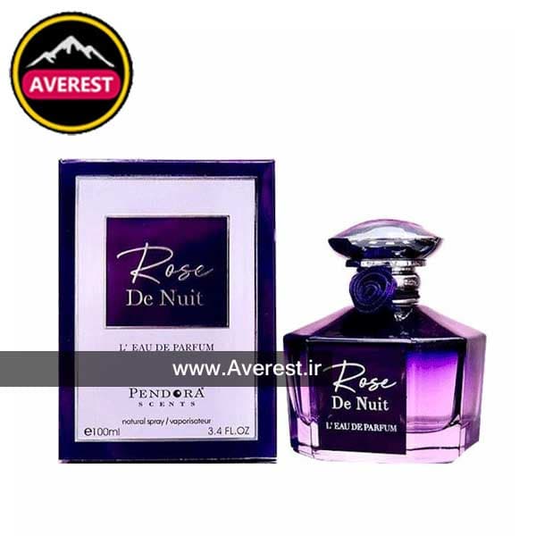 ادکلن پندورا سنت مدل رز د نویت رایحه لانکوم میدنایت رز بندر گناوه