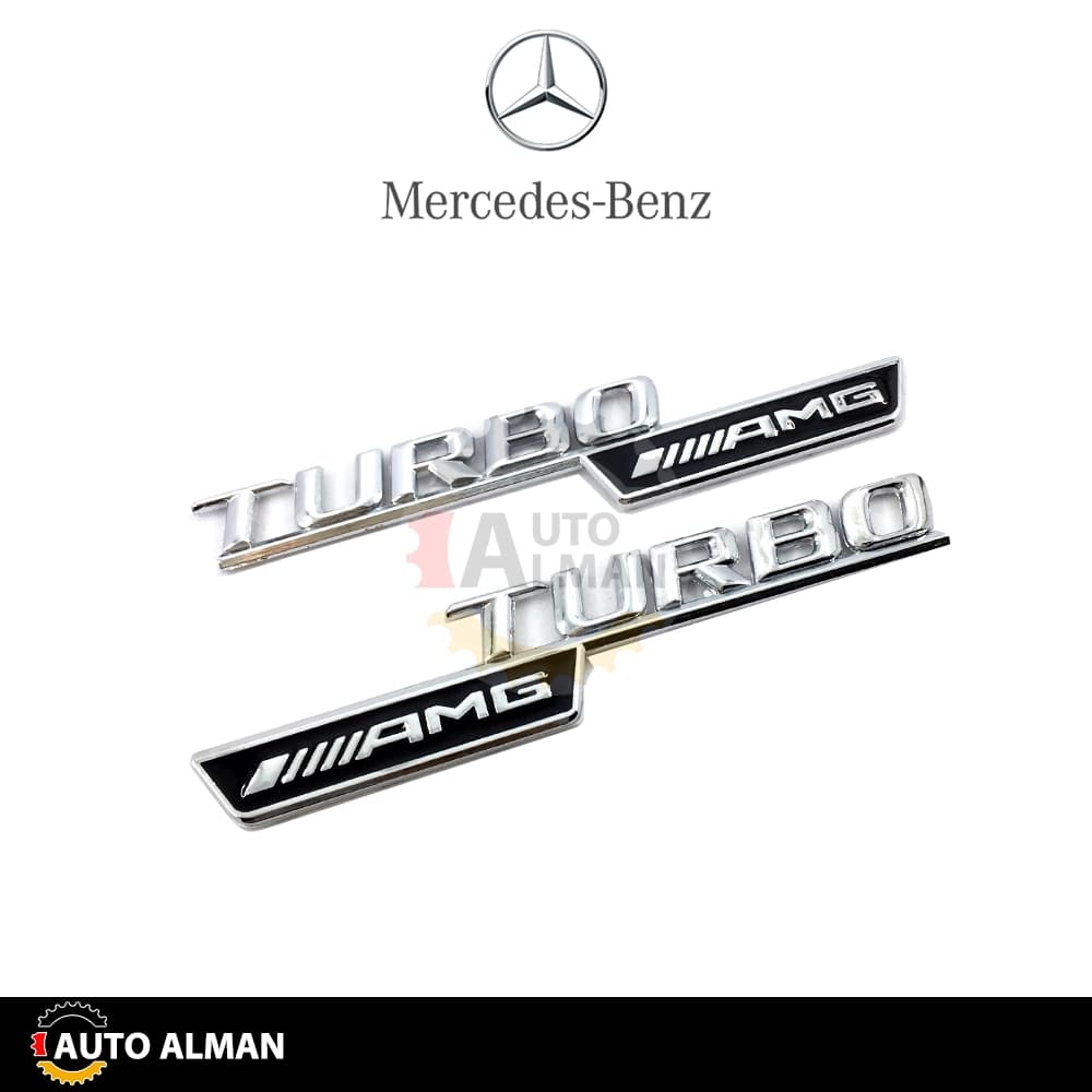 آرم بغل گلگیر AMG TURBO مرسدس بنز