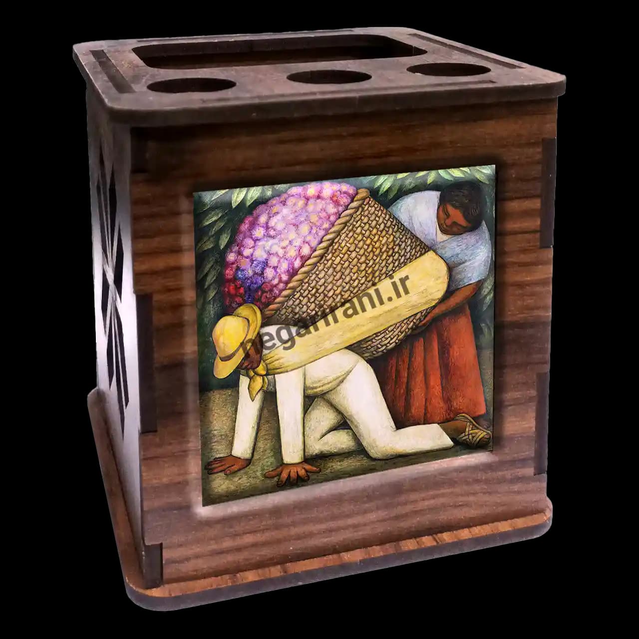 جاقلمی کاشی The Flower Carrier مدل AX 27