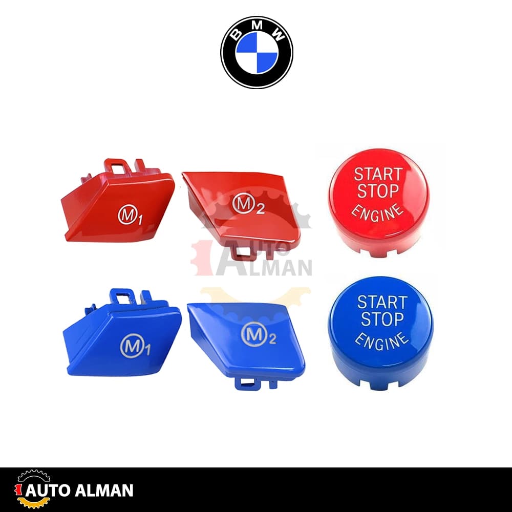 ست دکمه استارت و دکمه فرمان سری BMW F