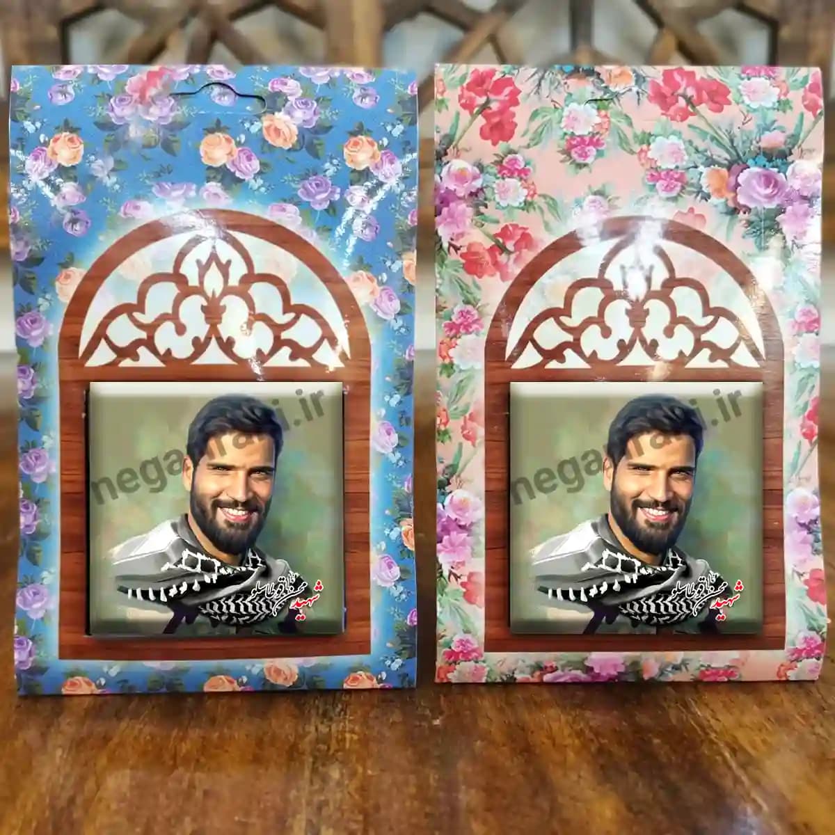 تندیس کاشی پنجره ای شهید محسن قوطاسلو مدل 2Z89 — تصویر ۵