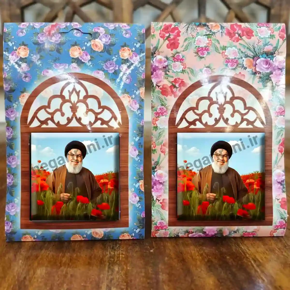 تندیس کاشی پنجره ای شهید نصرالله مدل 2Z84 — تصویر ۵