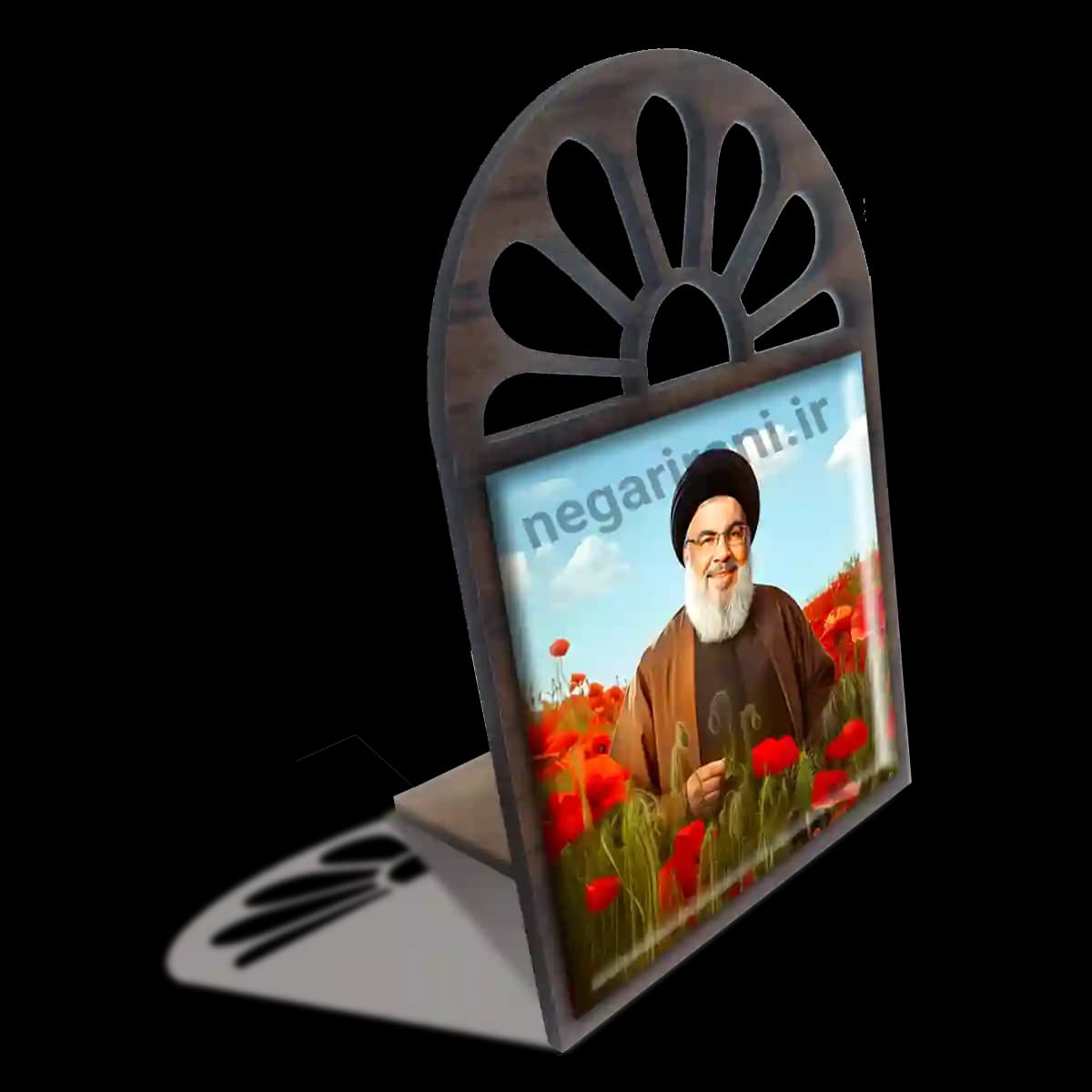 تندیس کاشی پنجره ای شهید نصرالله مدل 2Z84 — تصویر ۴