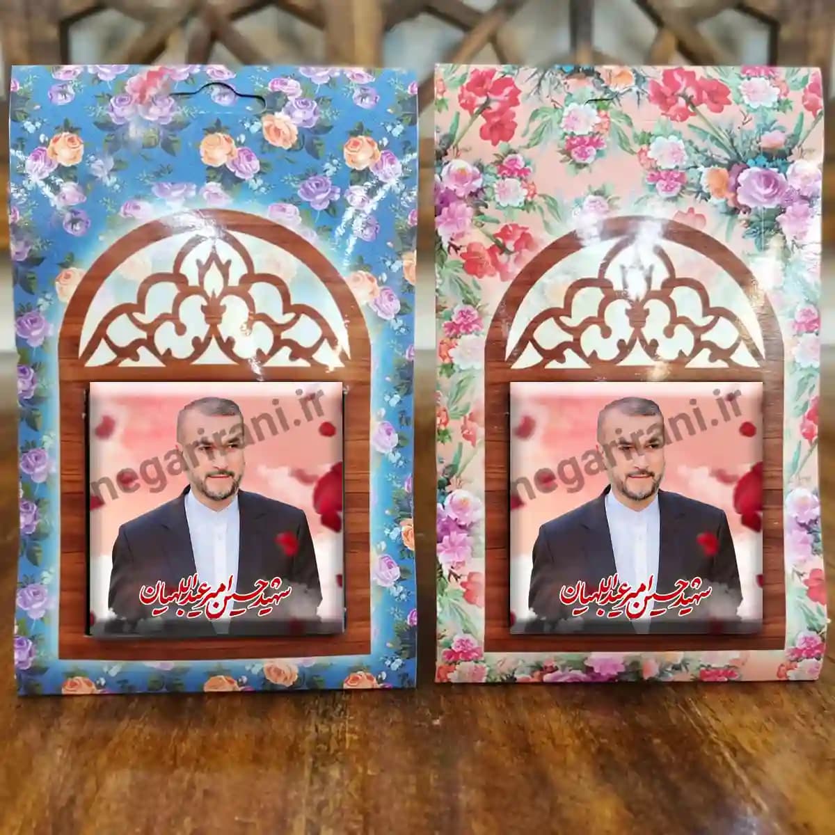 تندیس کاشی پنجره ای شهید حسین امیرعبداللهیان مدل 2Z79 — تصویر ۵