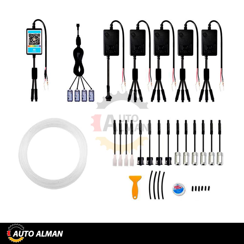 کیت فیبر نوری 16 تیکه دار RGB — تصویر ۳