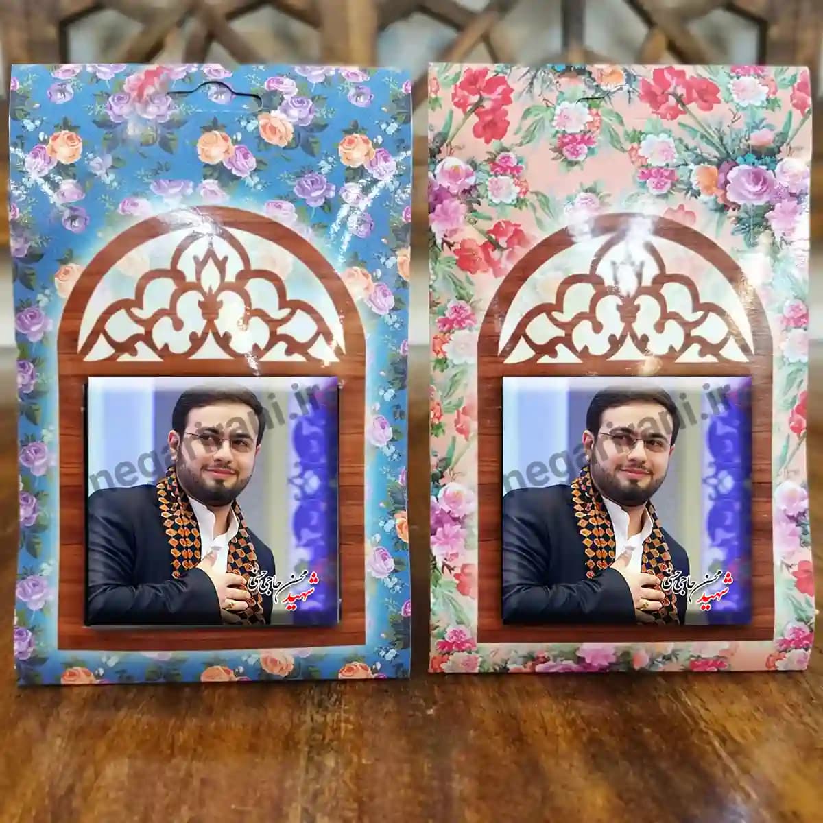 تندیس کاشی پنجره ای شهید محسن حاجی حسنی مدل 2Z68 — تصویر ۵
