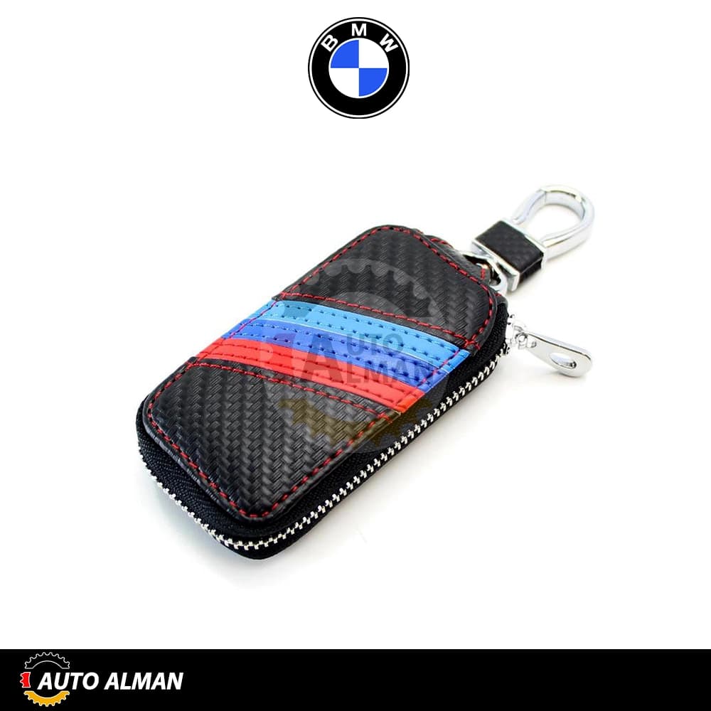 کیف ریموت کربن زیپی BMW ///M