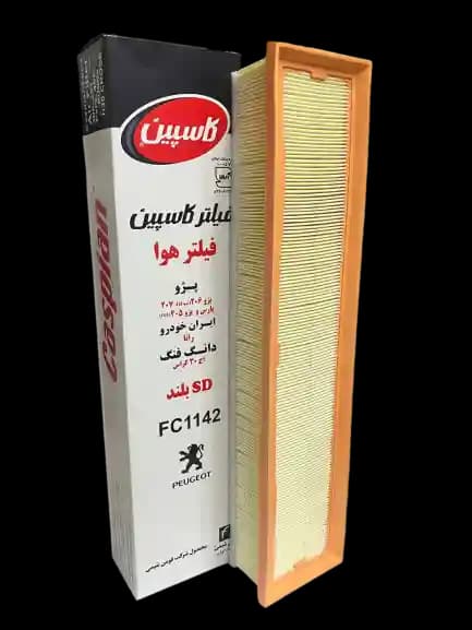 فیلتر هوا پژو پارس TU5 کاسپین کد FC1142 — تصویر ۲