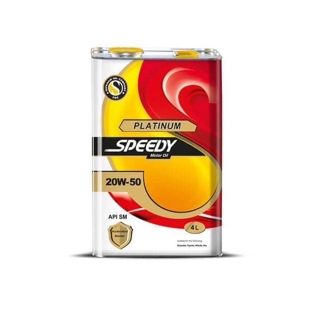 روغن موتور اسپیدی پلاتینیوم SM 20w50 چهار لیتری