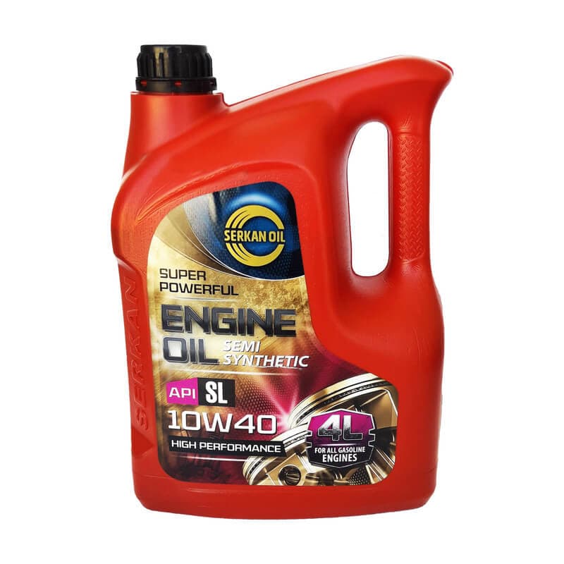 روغن موتور سرکان 10w40 SL نیمه سنتتیک 4 لیتری