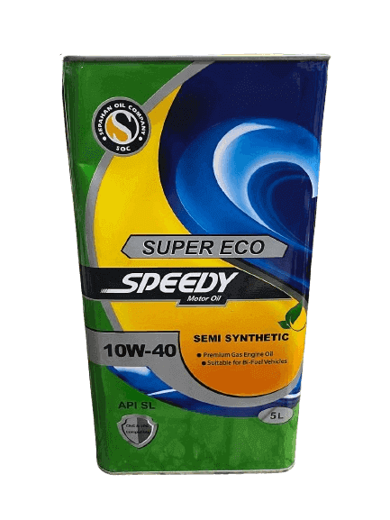 روغن موتور سوپر اکو 10w40 SL اسپیدی با حجم 5 لیتر