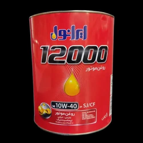 روغن موتور ایرانول 12000 10w40 SJ حجم 3.5 لیتر — تصویر ۳