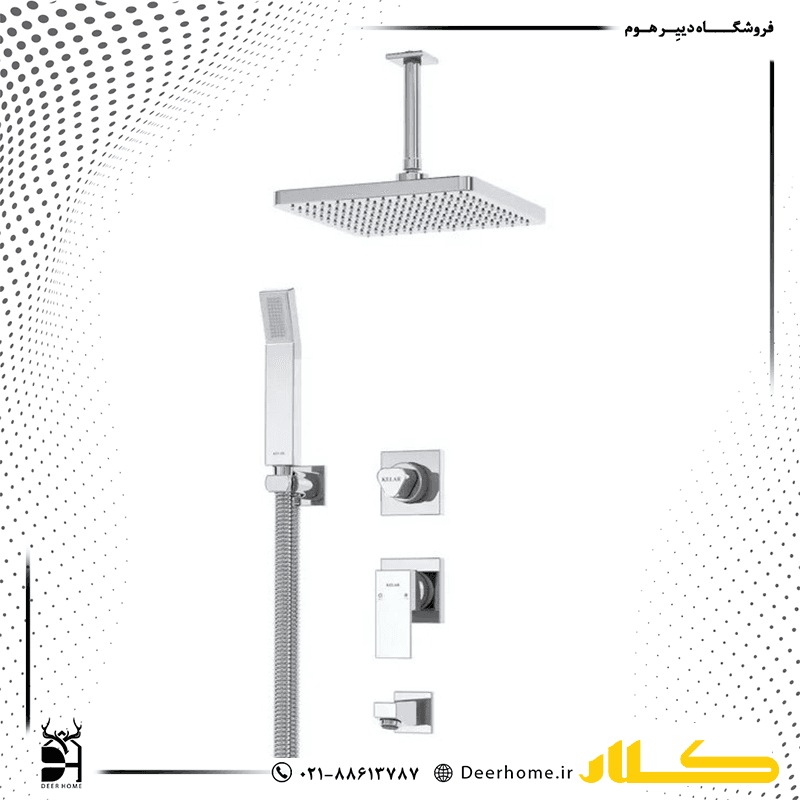 شیر حمام توکار کلار فلت لاکچری تیپ 3