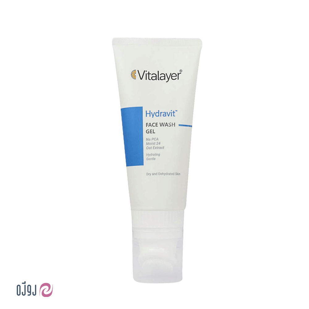 ژل شستشوی صورت پوست های خشک Hydravit ویتالیر 200ml