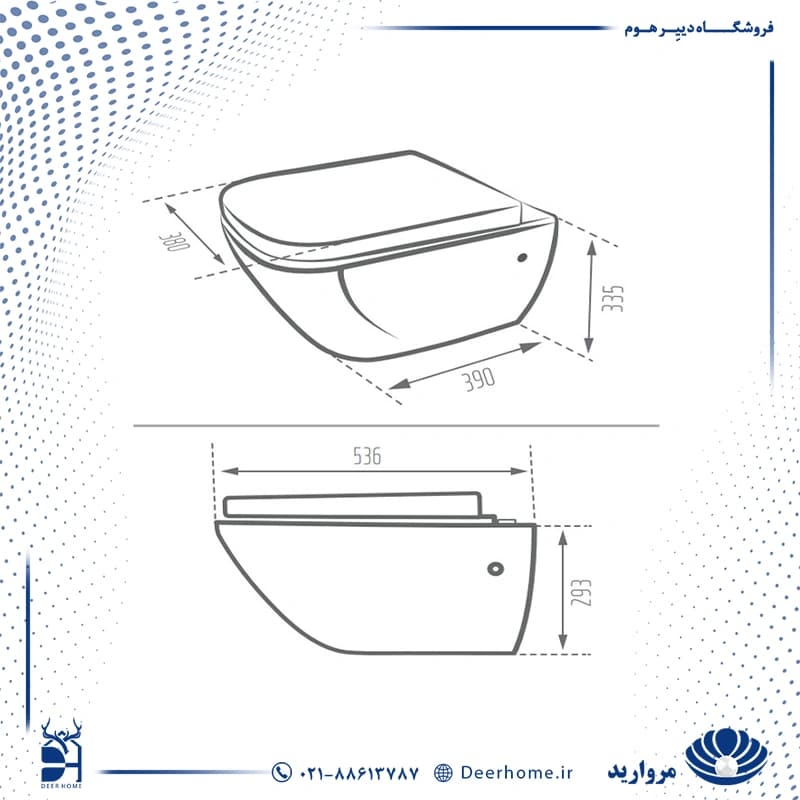 وال هنگ مروارید مدل کاپریس 54 — تصویر ۲