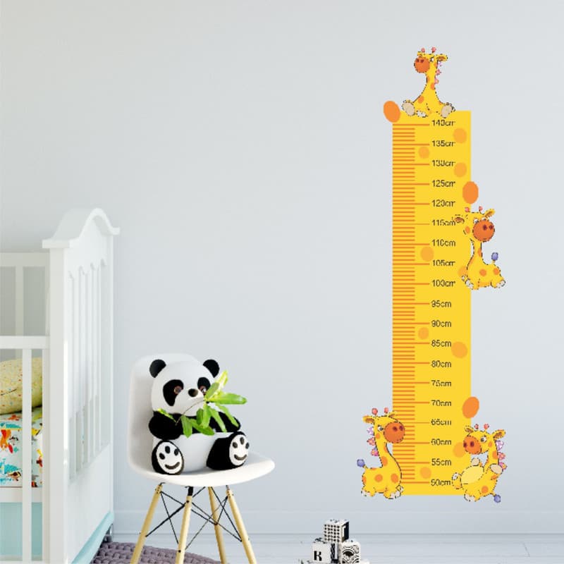 متر اندازه گیری کودک طرح cute girrafe — تصویر ۳