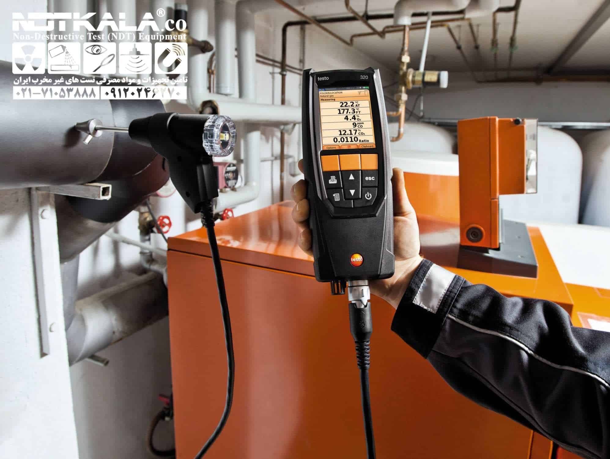 آنالیزر گاز دودکش تستو TESTO 320 — تصویر ۶