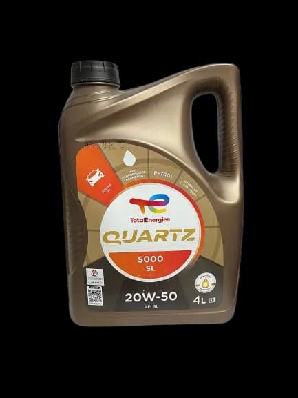 روغن موتور توتال 20w50TOTAL QUARTZ مدل 5000 اصل سفارش امارات حجم 4 لیتر — تصویر ۲