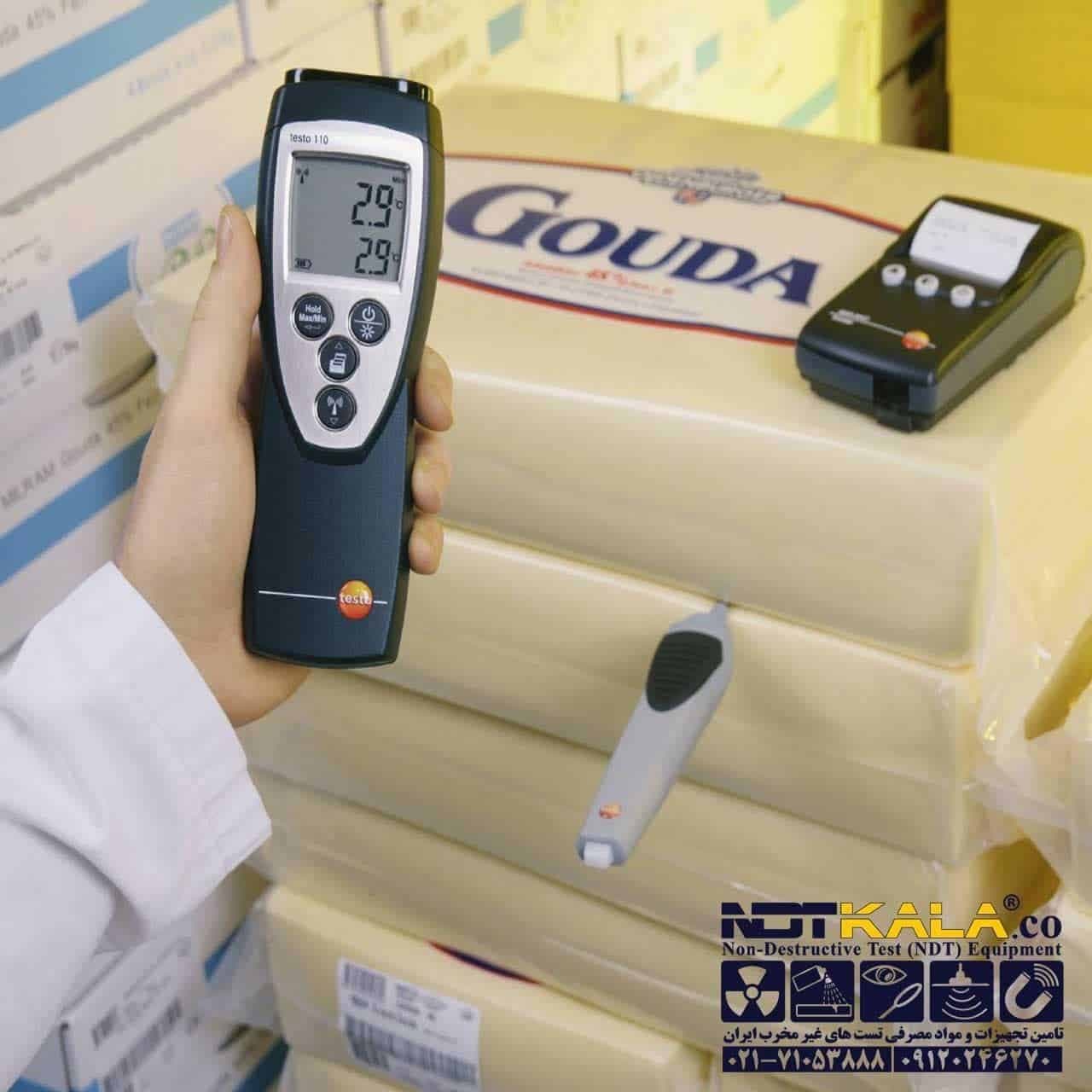 ترمومتر و دماسنج تماسی دیجیتال testo 110 — تصویر ۳