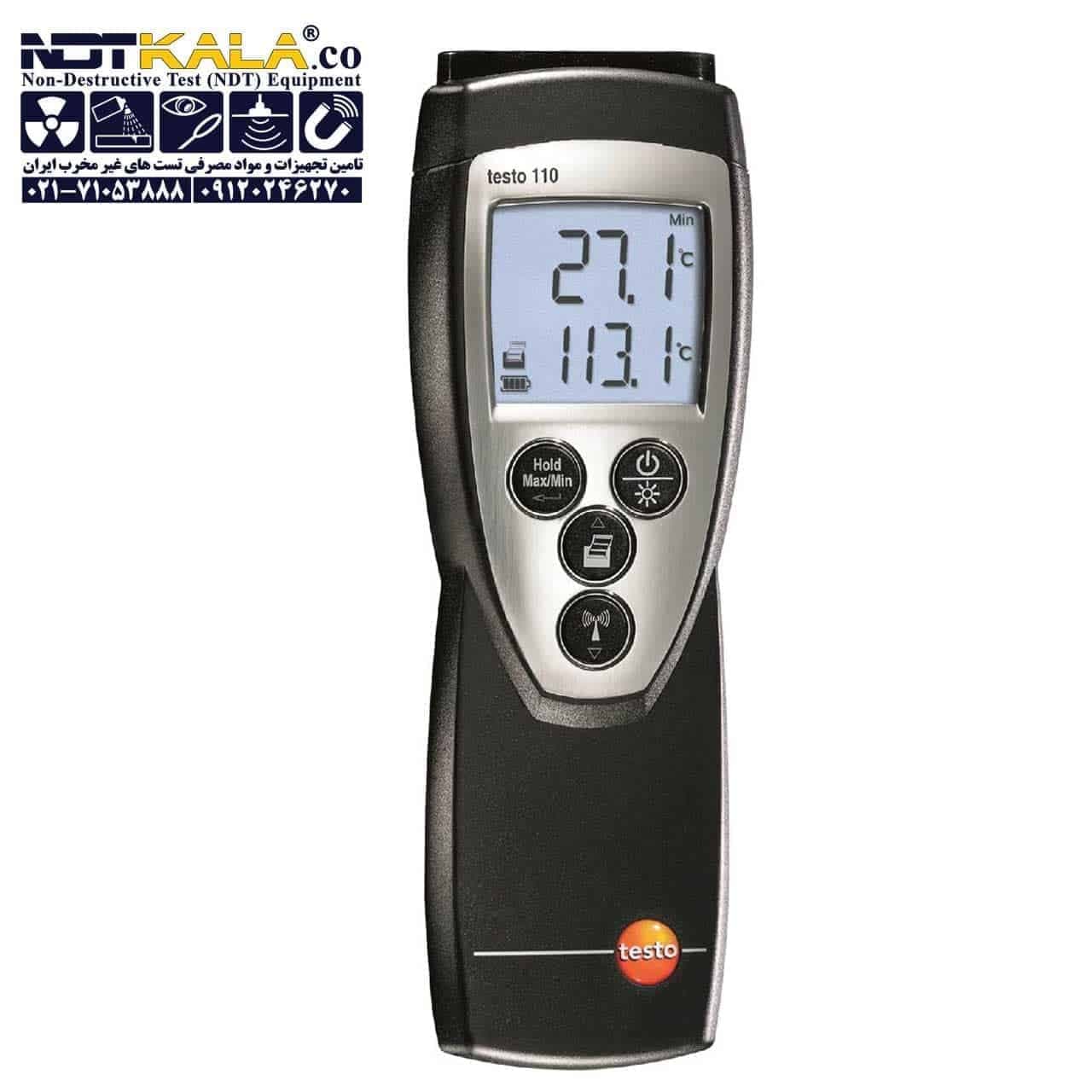 ترمومتر و دماسنج تماسی دیجیتال testo 110