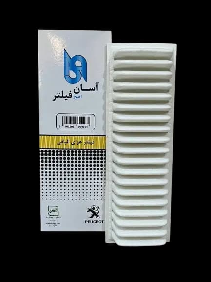 فیلتر هوا پژو پارس سال XU7 الیافی نانو آسان فیلتر کد 12