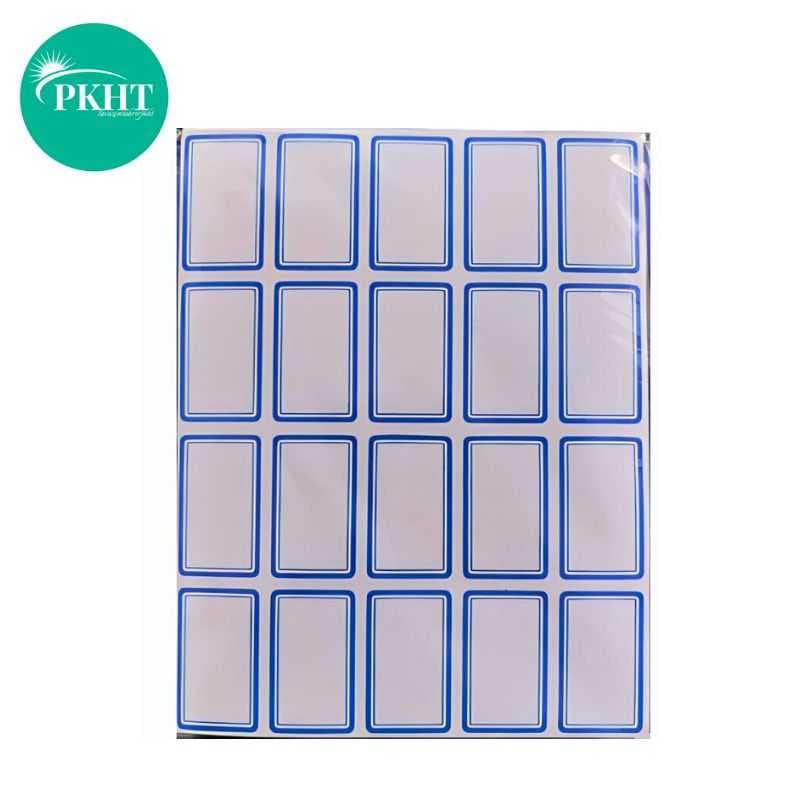 برچسب دور آبی 50 برگی سایز 2.1×3.3 سانتیمتر وارداتی عمده — تصویر ۲