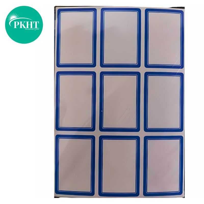 برچسب دور آبی 50 برگی سایز 3.6×5.1 سانتیمتر وارداتی عمده