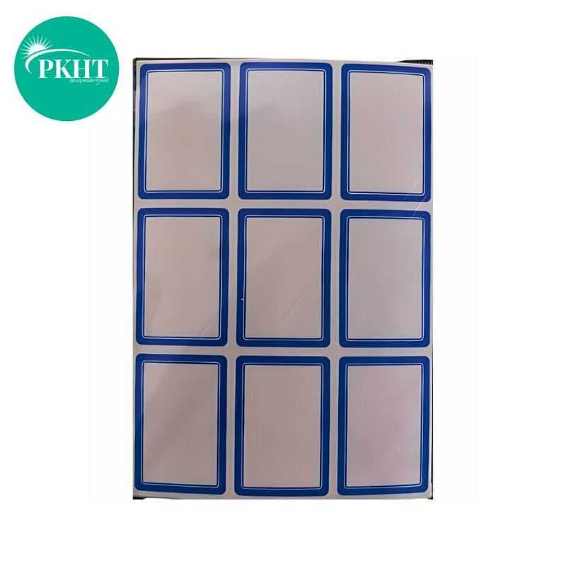 برچسب دور آبی 50 برگی سایز 3.6×5.1 سانتیمتر وارداتی عمده — تصویر ۲