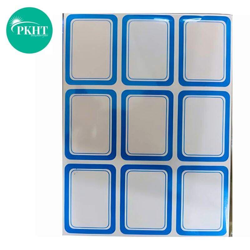 برچسب دور آبی 50 برگی سایز 3.6×4.5 سانتیمتر وارداتی عمده