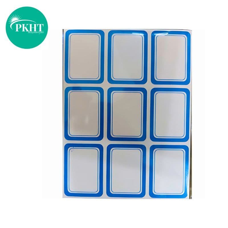 برچسب دور آبی 50 برگی سایز 3.6×4.5 سانتیمتر وارداتی عمده — تصویر ۲