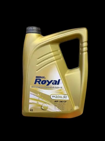 روغن موتور ایرانول رویال 20w50 SM حجم 4 لیتر