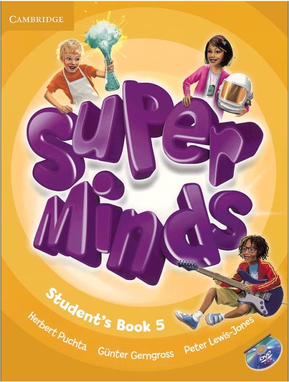 (Super Minds 5 (SB+WB+CD+DVD