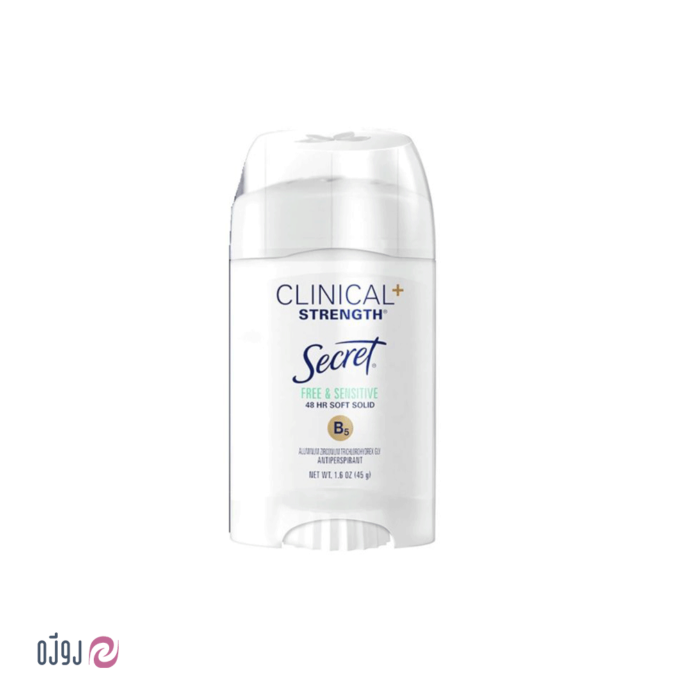 ضد تعریق مام سکرت کلینیکال Secret Clinical Strength Deodorant Soft Solid Free & Sensitive