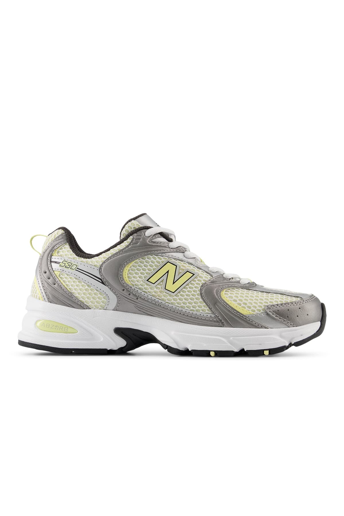 کفش اسنیکر نیو بالانس زنانه پارچه نقره اي بیسیک راسته کژوال/روزمره | New Balance U530ADG CN