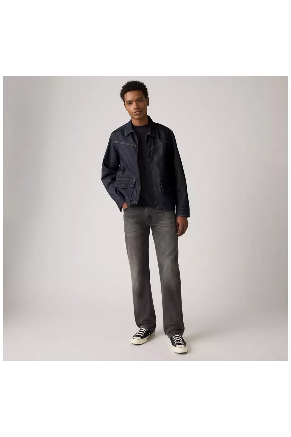 شلوار جین لیوایز مردانه پاموک خاکستری جین راسته Relaxed/ریلکس فاق نرمال Relaxed/ریلکس Daily/روزانه | Levi’s 00LO0033 CN — تصویر ۲