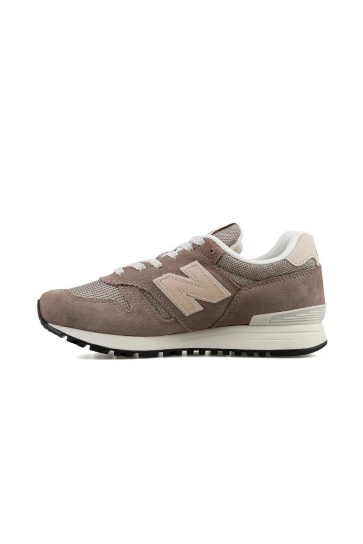 کفش اسنیکر نیو بالانس مردانه دوختنی قهوه ای بیسیک راسته اسپرت | New Balance ML565ANT TR — تصویر ۳