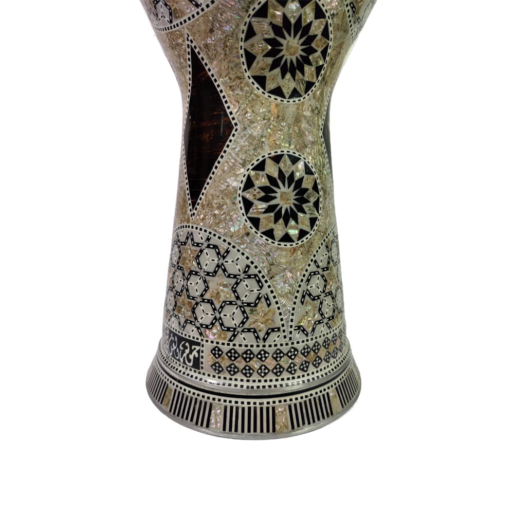 داربوکا جوهرالفن سایز8/75طرح سیارات عاج DARBUKA gawharetelfan — تصویر ۴