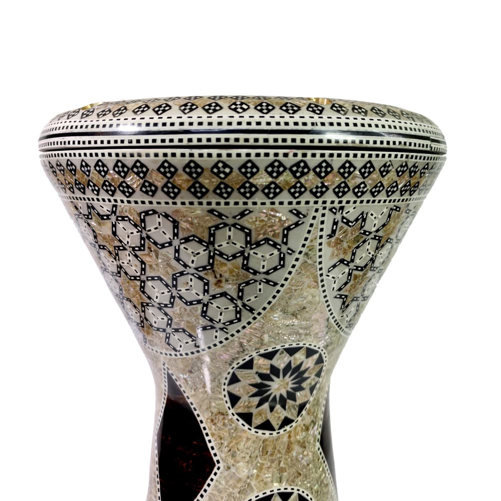 داربوکا جوهرالفن سایز8/75طرح سیارات عاج DARBUKA gawharetelfan — تصویر ۳