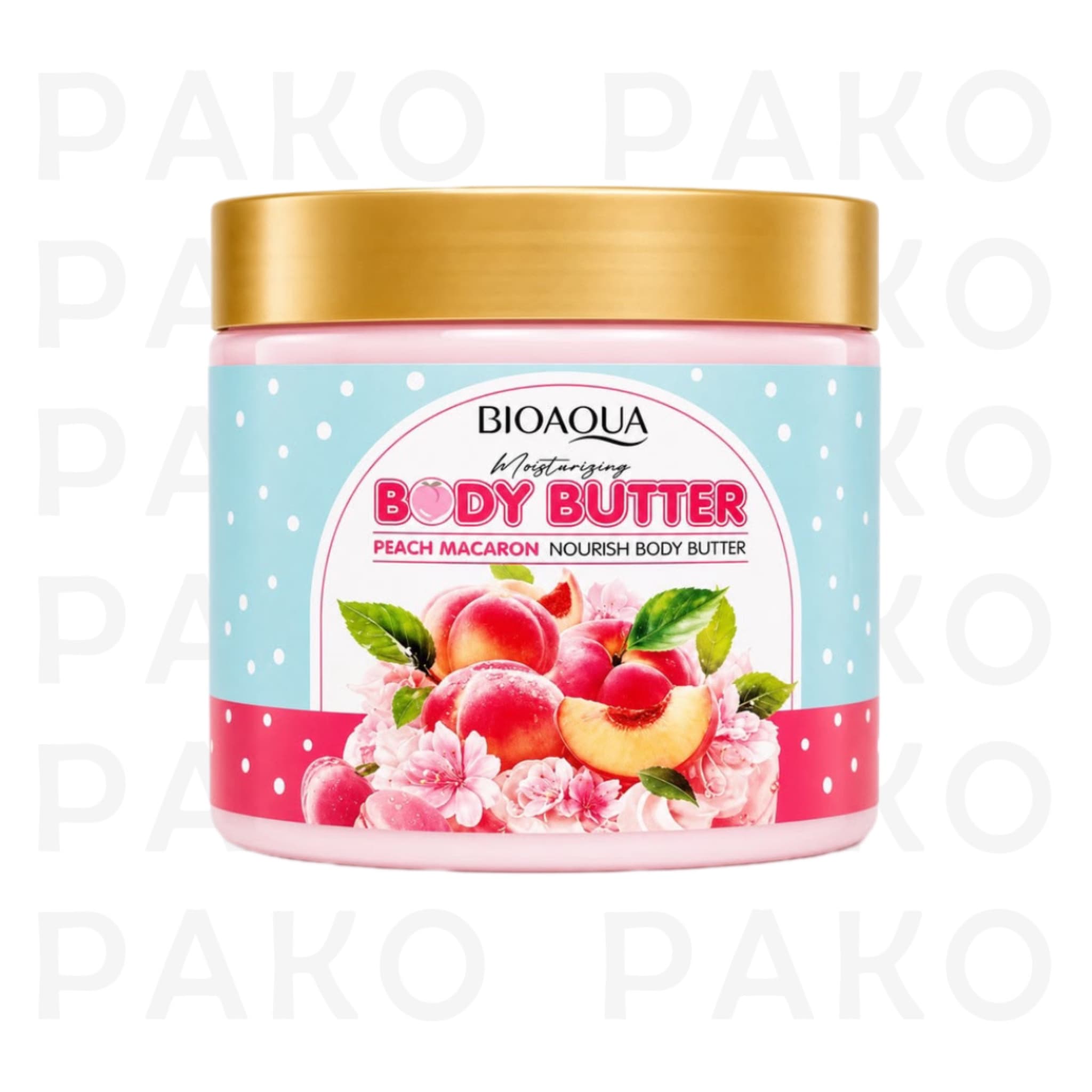 كره بدن بيوآكوا BIOAQUA Peach با رايحه هلو 200 گرم