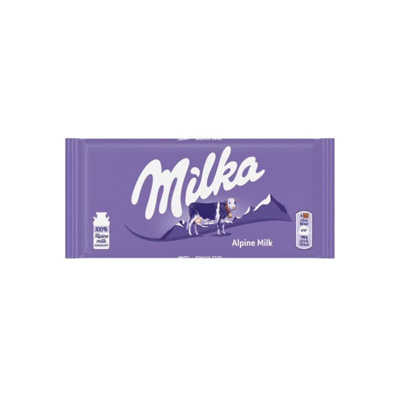 شكلات تخته ايي آلپاين ميلك ميلكا 90گرم