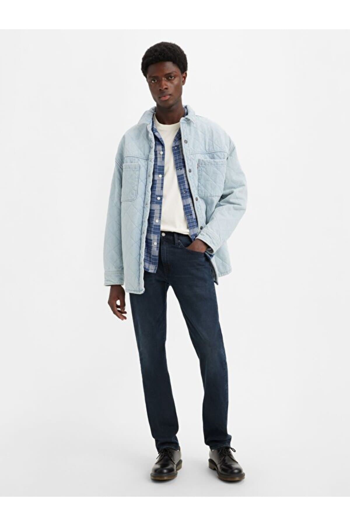 شلوار جین لیوایز مردانه پنبه ای آبی راسته Slim Fit/اسلیم فیت فاق نرمال Daily/روزانه | Levi’s A2088-0052 TR — تصویر ۴