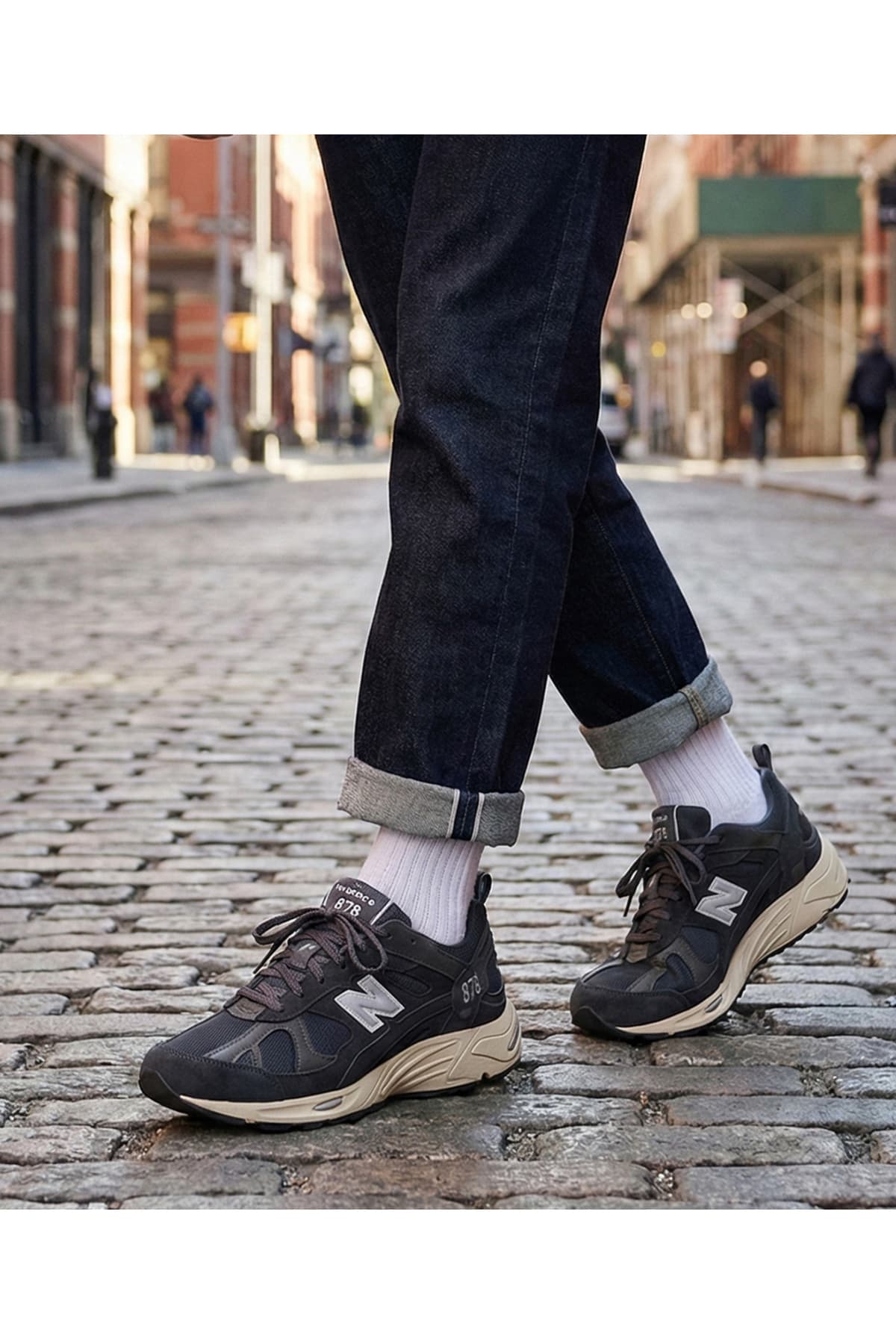 کفش اسنیکر نیو بالانس زنانه منسوجات رنگارنگ بیسیک راسته کژوال/روزمره | New Balance CM878GG1 VN