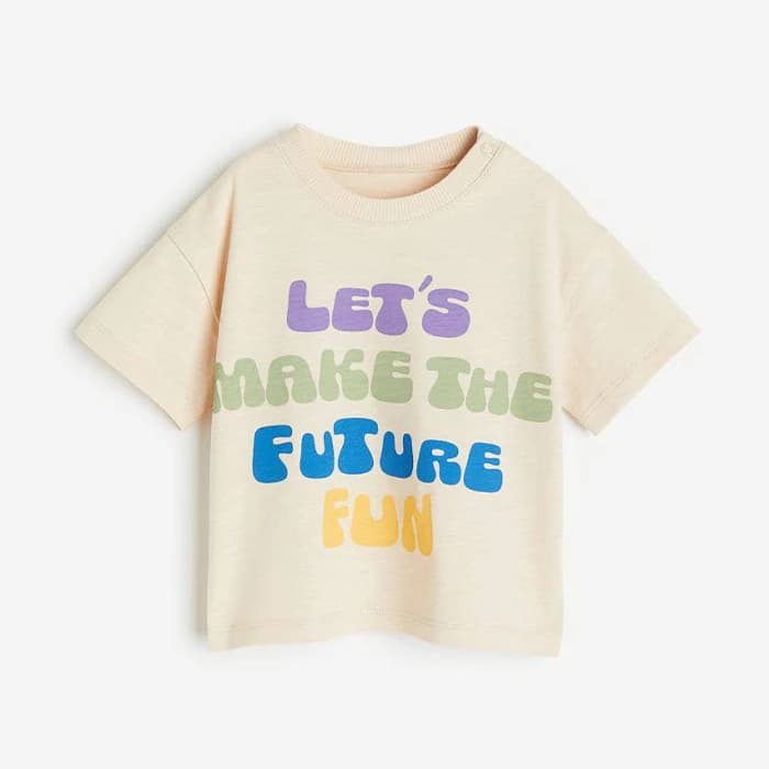 تیشرت نخی نقلی H&M