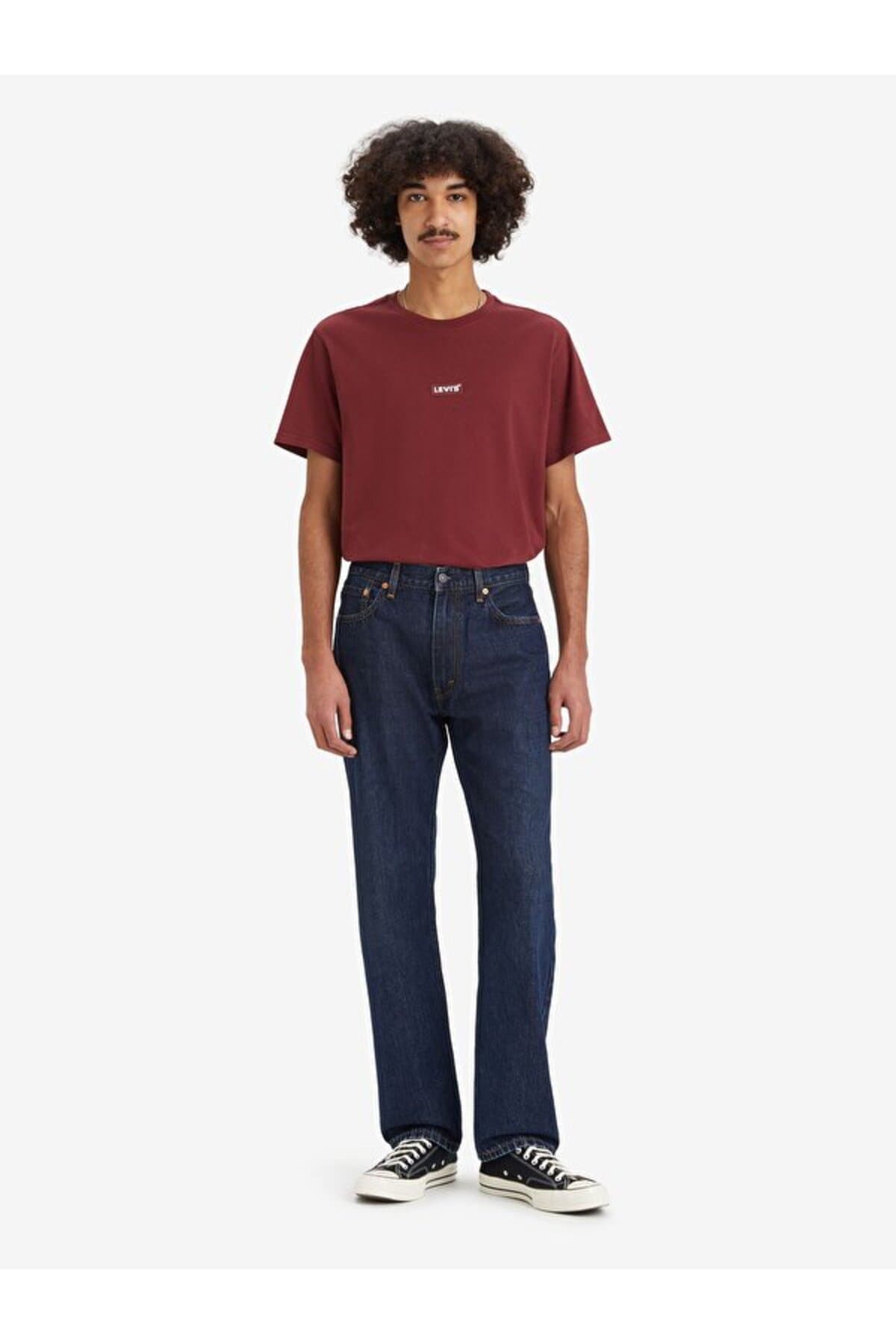 شلوار جین لیوایز مردانه جین آبی راسته Regular/رگولار فاق نرمال Relaxed/ریلکس کژوال/روزمره | Levi’s A722300070 PK
