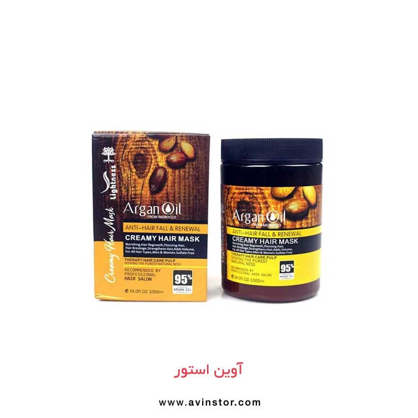 ماسک مو بدون سولفات ضد ریزش لایتنس Lightness