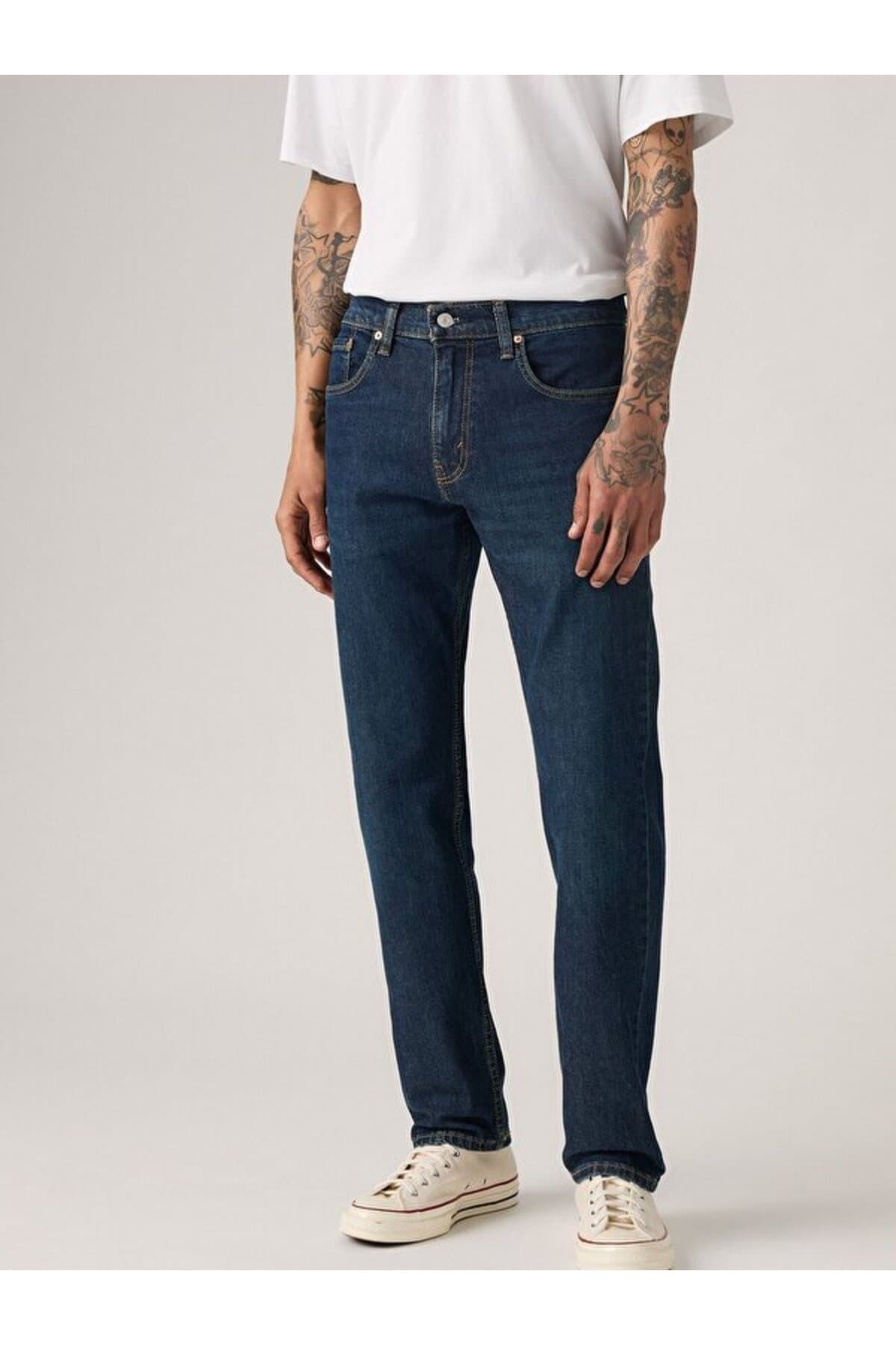 شلوار جین لیوایز مردانه آبی راسته Regular/رگولار فاق نرمال Slim/اسلیم فیت | Levi’s A208800700 PK — تصویر ۵