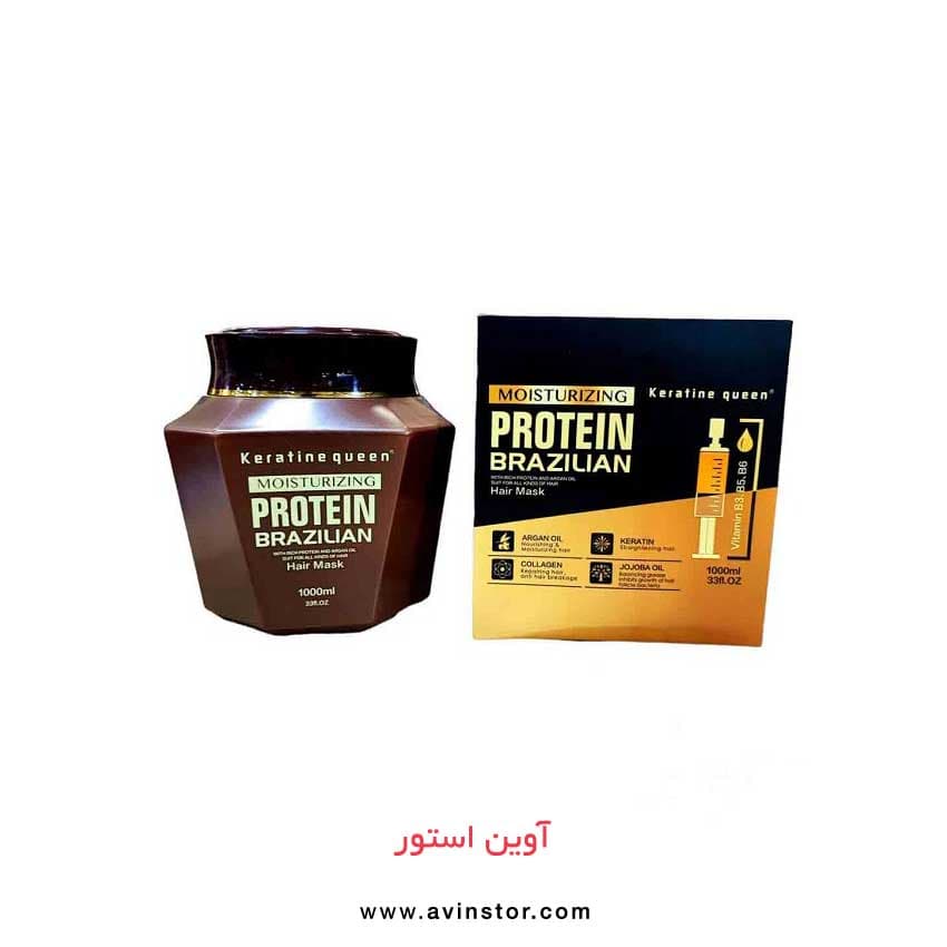 ماسک مو پروتئینه مرطوب کننده کراتین کوئین — تصویر ۲