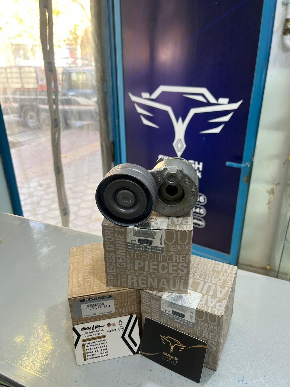 بلبرینگ هرزگرد تسمه دینام داستر اصلی RENAULT کد فنی 117507271R