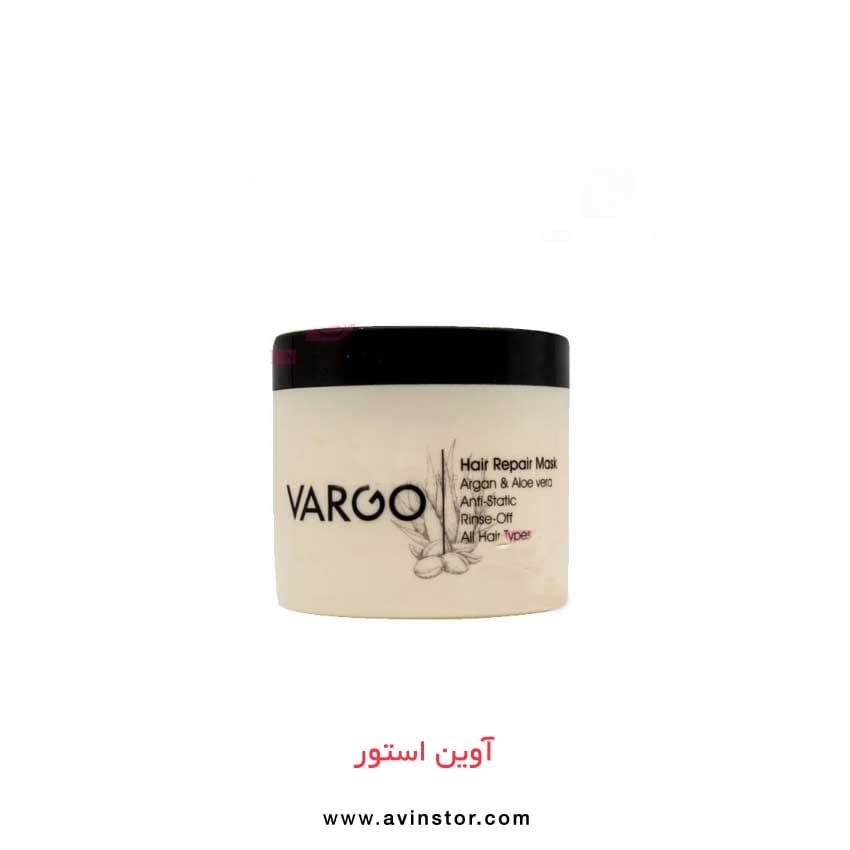 ماسک مو ترمیم کننده آلوئه ورا و روغن آرگان وارگو