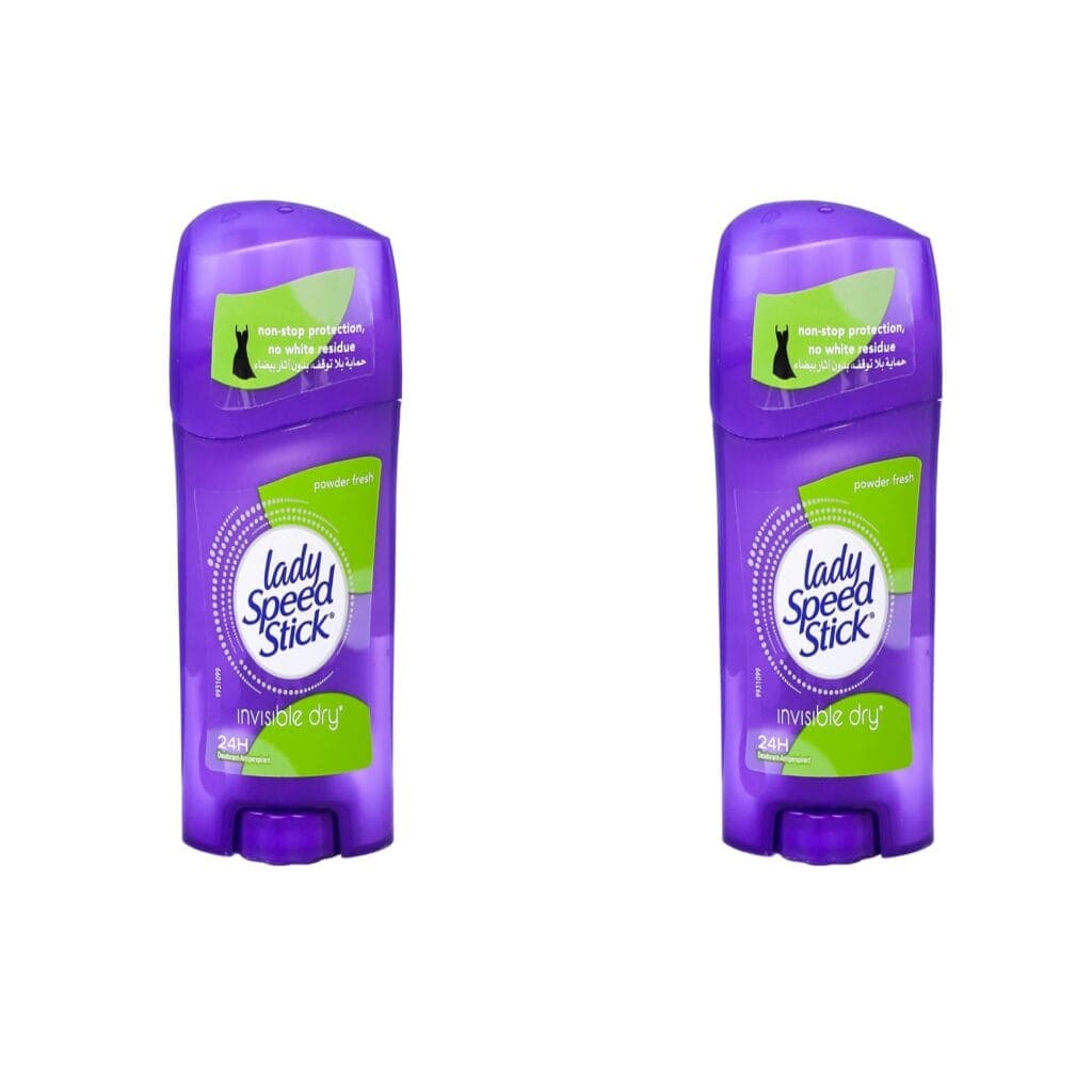 مام صابونی ضد تعریق لیدی اسپید (Lady Speed) مدل invisible dry رنگ سبز وزن 40 گرم بسته 2 عددی — تصویر ۲